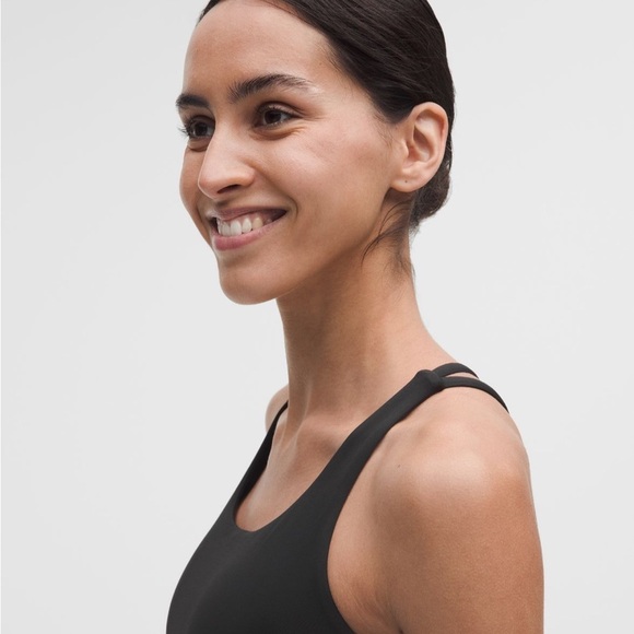 lululemon Energy Longline Bra, black, sz 8 ribbed - Picture 2 of 6